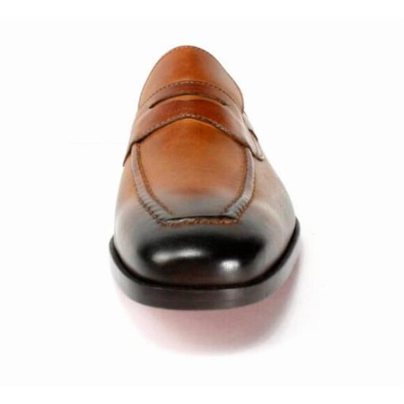 Italian Handmade Men\'s Leather Boot / Madou Brown Moccasin Loafers for Men’s / M main image 9